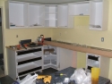 Putting in new cabinets