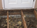 More damaged sill