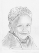 Sketch of a young boy
