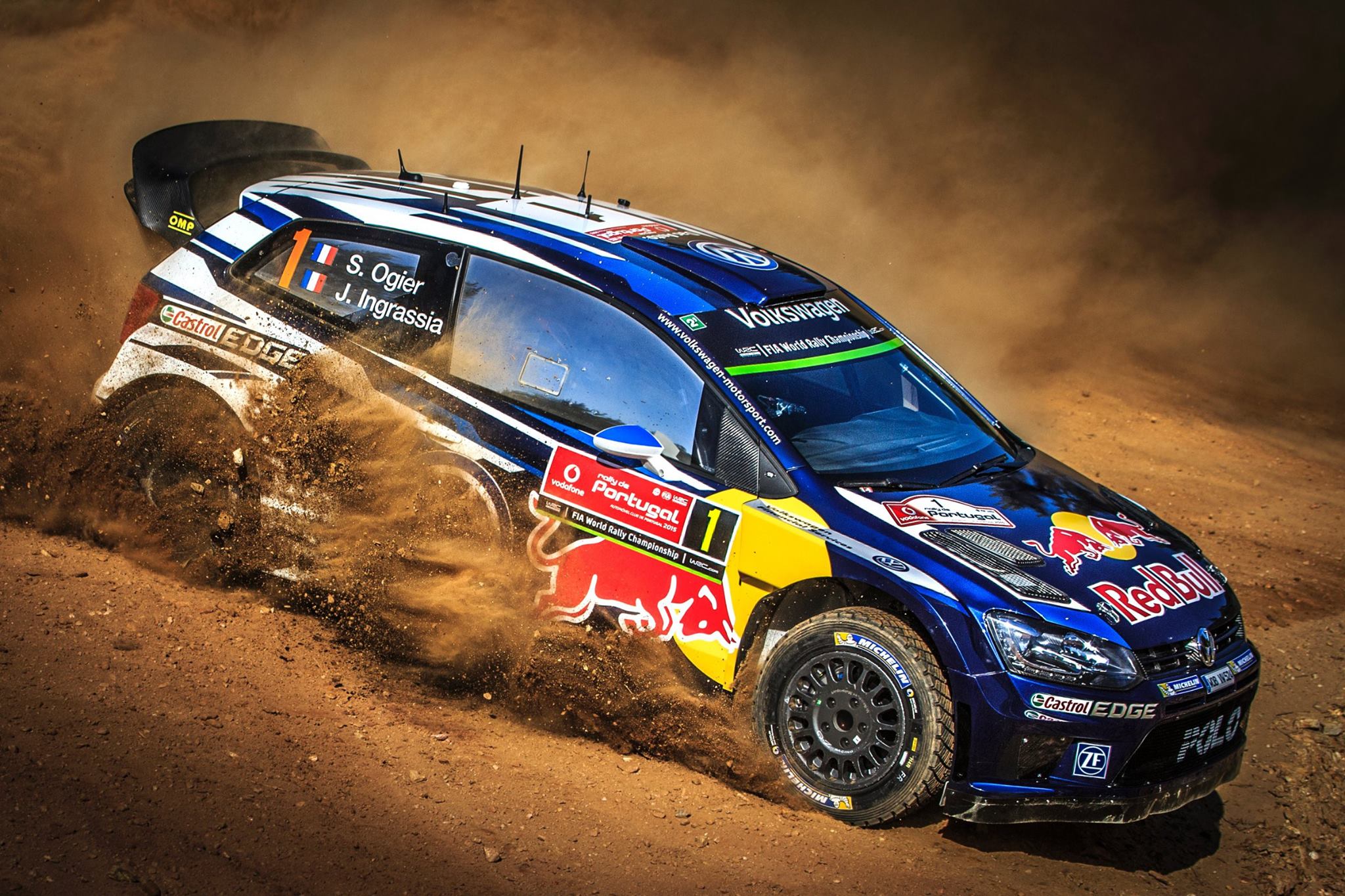 Sebastian Ogier VW polo WRC 2013-214 Champion