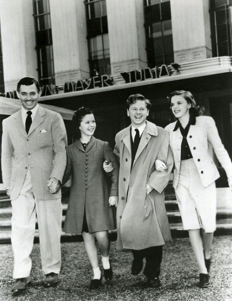 Shirley with Clark Gable
