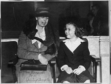 Shirley with Eleanor Roosevelt at 10