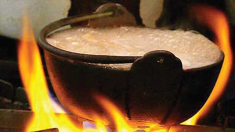 hot rice soup