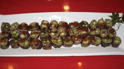 sloppy fried roll party platter