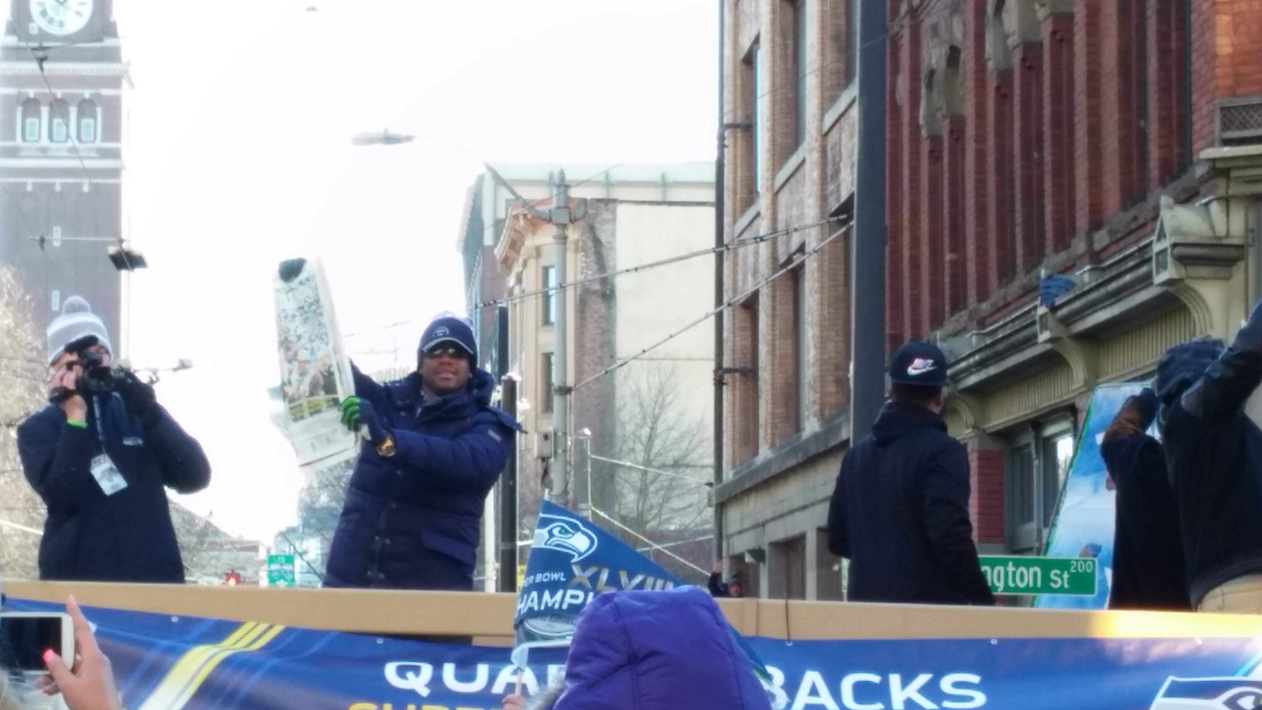 Seahawks Super Bowl XLVIII victory parade